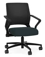 Mesh Back Conference Chair with Fabric Seat