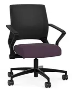 Mesh Back Conference Chair with Fabric Seat