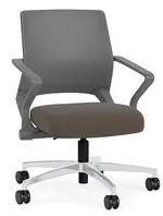 Mesh Back Conference Chair with Vinyl Seat