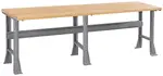 Large Wood Top Flared Workbench