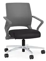 Mesh Back Conference Chair with Vinyl Seat