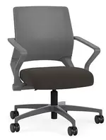 Mesh Back Conference Chair with Vinyl Seat
