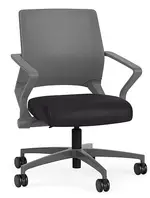 Mesh Back Conference Chair with Vinyl Seat