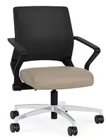 Mesh Back Conference Chair with Vinyl Seat