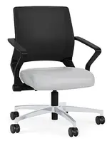 Mesh Back Conference Chair with Vinyl Seat