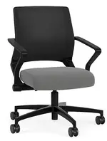 Mesh Back Conference Chair with Vinyl Seat