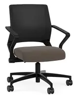 Mesh Back Conference Chair with Vinyl Seat