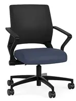 Mesh Back Conference Chair with Vinyl Seat