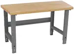 Wood Height Adjustable Workbench