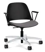Conference Room Chair with Fabric Seat