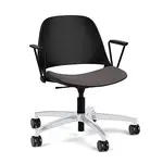 Conference Room Chair with Fabric Seat
