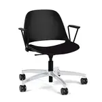 Conference Room Chair with Fabric Seat