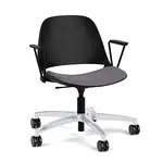Conference Room Chair with Fabric Seat
