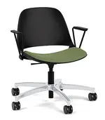 Conference Room Chair with Fabric Seat