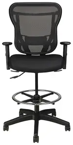 Classic Tall Mesh Back Fabric Stool