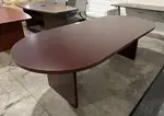 Racetrack Conference Table on Panel Base