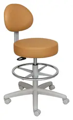 Basic Medical Stool with Back