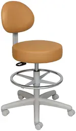 Tall Medical Stool with Back
