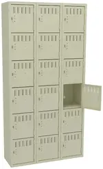 Eighteen Box Lockers 