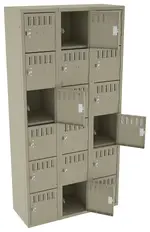 Eighteen Box Lockers 