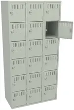 Eighteen Box Lockers 