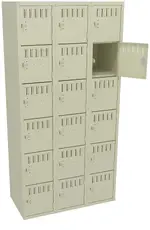 Eighteen Box Lockers 