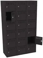 Eighteen Box Lockers 