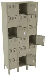 Eighteen Box Lockers 