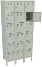 Eighteen Box Lockers 