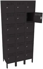 Eighteen Box Lockers 