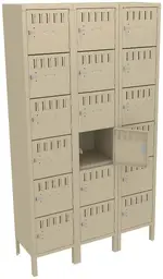 Eighteen Box Lockers 