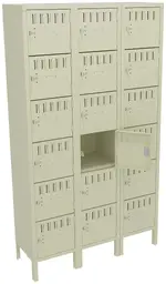 Eighteen Box Lockers 