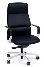 Leather High Back Conference Room Chair