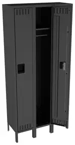 Tall Triple Lockers with Legs