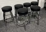 Bar Stools with Cushioned Seats
