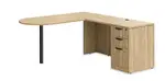 L Shaped Peninsula Desk