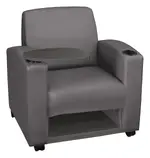 Club Chair with Tablet Arm and Storage