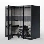 Soundproof Office Pod for Four