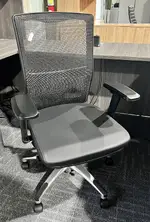 Black Mesh Back Task Chair with Lumbar Support