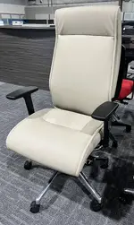 Tan Leather Executive High Back Office Chair
