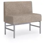 Upholstered Bench with Back