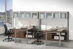 2 Person L Shaped Desk