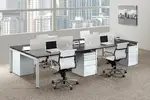 4 Person Workstation Desk