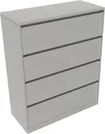 4 Drawer Lateral File Cabinet