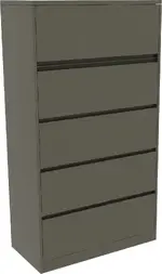 5 Drawer Lateral File Cabinet