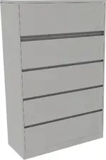 5 Drawer Lateral File Cabinet