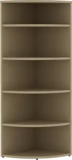 Curved Corner Bookcase