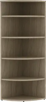Curved Corner Bookcase