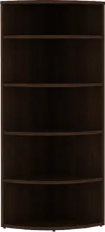 Curved Corner Bookcase