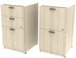 Pair of 2 & 3 Drawer Pedestals for Concept 70 Desks